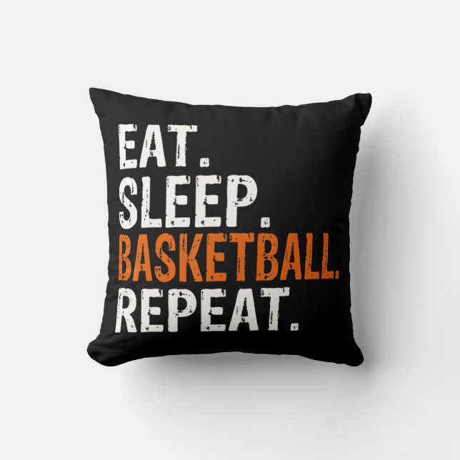 Eat Sleep Basketball Repeat Gift  Cushion (Front)