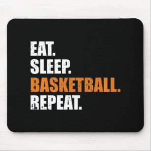 Eat Sleep Basketball Repeat Hoodie Mouse Pad