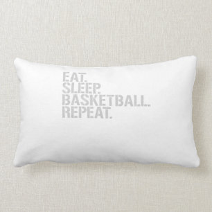 Eat Sleep Basketball Repeat Lumbar Cushion