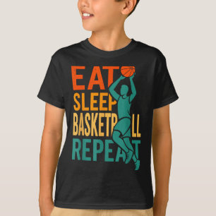 Eat sleep basketball repeat T-Shirt