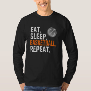 Eat Sleep Basketball Repeat T-Shirt
