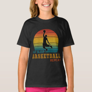 Eat Sleep Basketball Repeat T-Shirt
