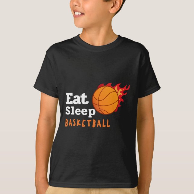 Eat Sleep Basketball  T-Shirt (Front)