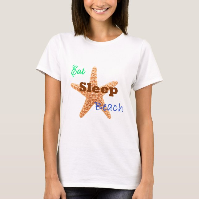 Eat Sleep Beach - Women's T-shirt (Front)