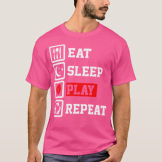Eat Sleep Billiard Repeat Funny Billiard T-Shirt