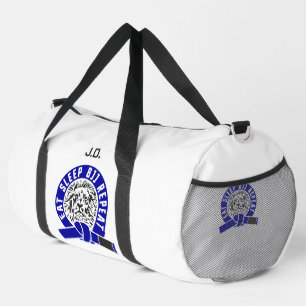 Eat Sleep BJJ Repeat - Blue Belt "Customisable" Duffle Bag