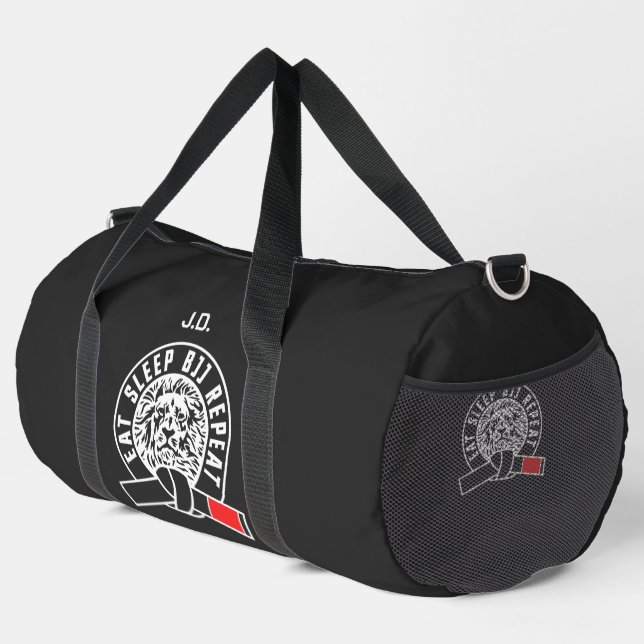 Eat Sleep BJJ Repeat "Customisable" Gi Duffle Bag (Right Corner)