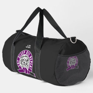 Eat Sleep BJJ Repeat - Purple Belt "Customisable" Duffle Bag