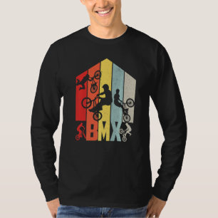 Eat Sleep Bmx Repeat Bicycle Funny Motocross T-Shirt