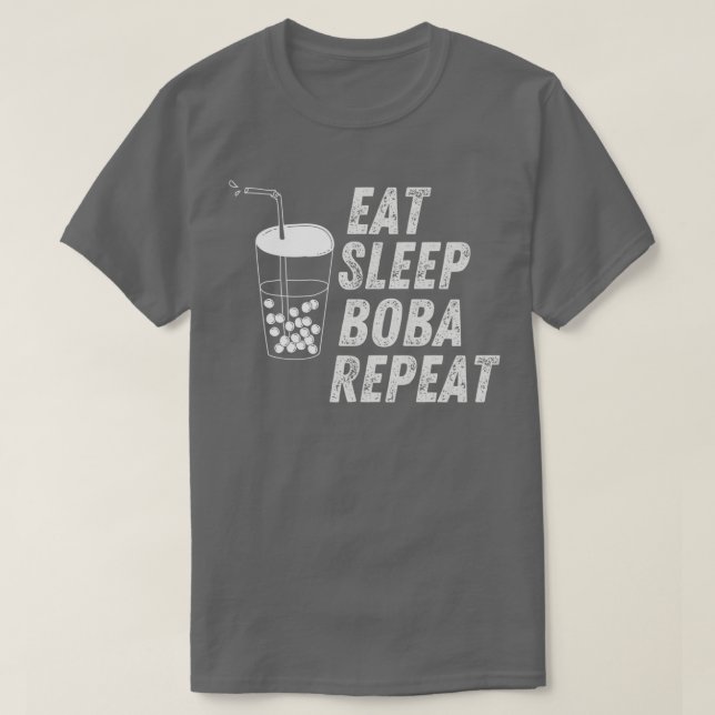 eat sleep boba repeat 2 T-Shirt (Design Front)