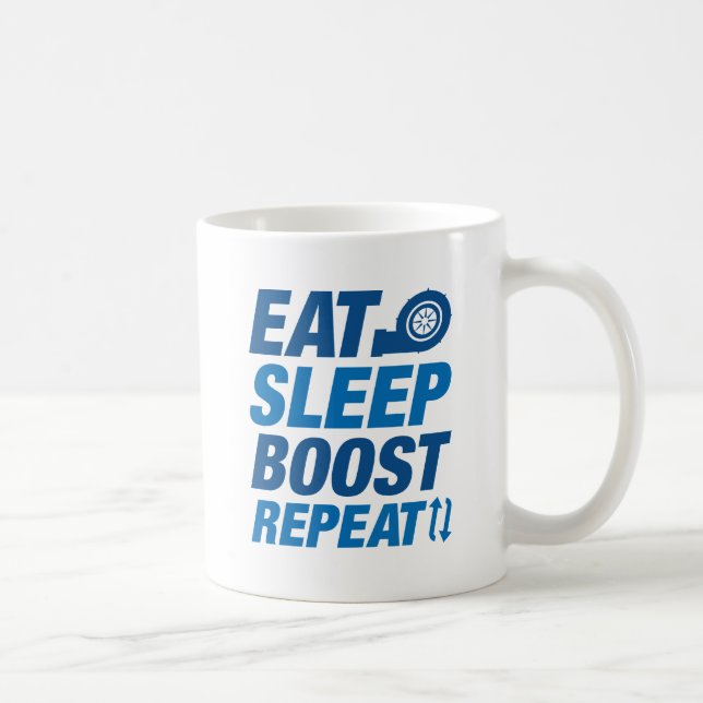 Eat Sleep Boost Repeat Coffee Mug (Right)