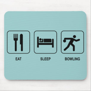 Eat Sleep Bowling Mousepad