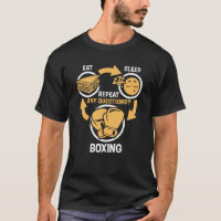 Eat Sleep Boxing Repeat - Funny Boxing