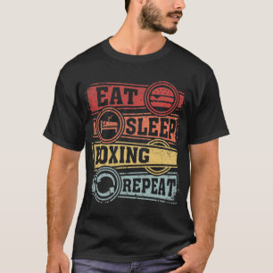 Eat Sleep Boxing Repeat T-Shirt