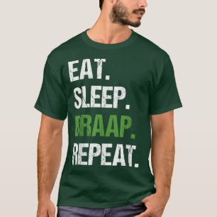 Eat Sleep Braap Repeat Funny Dirt Bike Motocross  T-Shirt