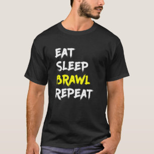 Eat Sleep Brawl Repeat Gamer Gamer Game Kid's Star T-Shirt