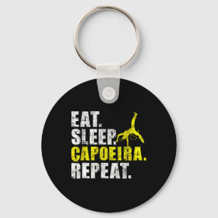 Eat Sleep Capoeira Repeat - Martial Arts Lover Kic Key Ring