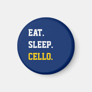 Eat Sleep Cello Magnet