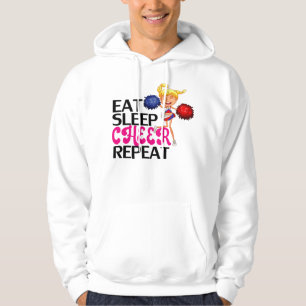 Eat Sleep Cheer Repeat - Funny Gift For Cheer Love Hoodie