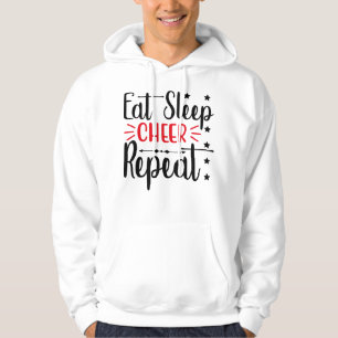 Eat Sleep Cheer Repeat T-shirt_444 Hoodie