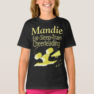 EAT SLEEP CHEERING PERSONALIZED APPAREL T-Shirt