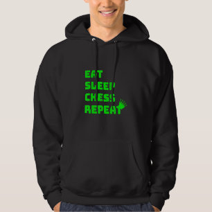Eat Sleep Chess Repeat Chess Club Hoodie