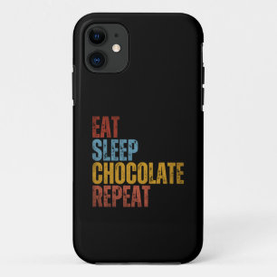 EAT SLEEP CHOCOLATE REPEAT Case-Mate iPhone CASE