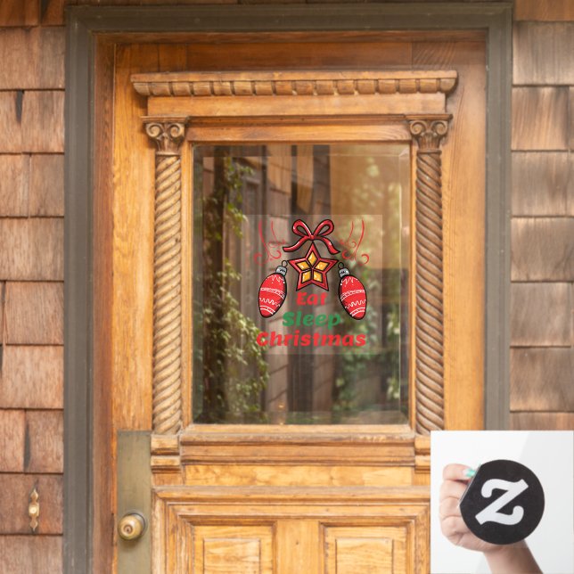 Eat Sleep Christmas Xmas Home (Home Door)