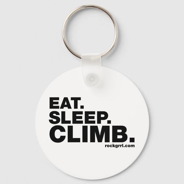 Eat Sleep Climb Key Ring (Front)