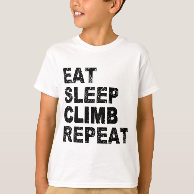 Eat Sleep Climb Repeat T-Shirt (Front)
