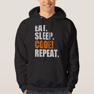 Eat Sleep Code Repeat Hoodie