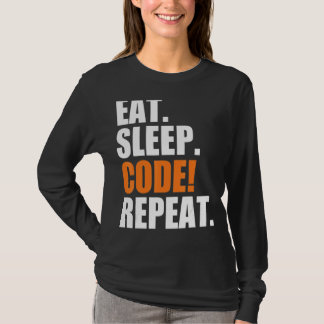 Eat Sleep Code Repeat T-Shirt