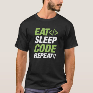 Eat Sleep Code Repeat T-Shirt