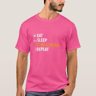 Eat Sleep Conga Drums Repeat Congas Drumming Drumm T-Shirt
