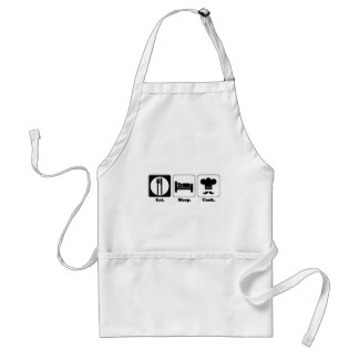 eat sleep cook standard apron