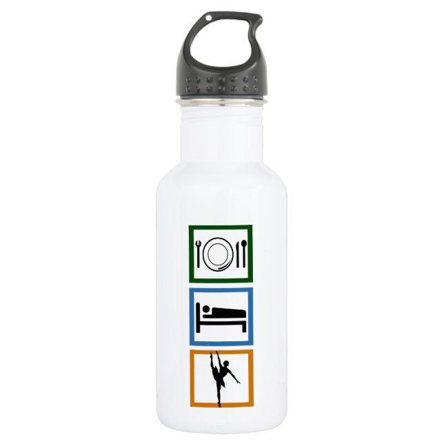 Eat Sleep Dance 532 Ml Water Bottle (Front)