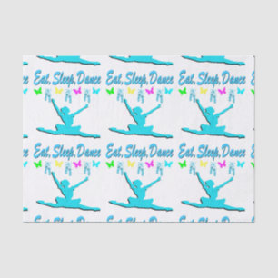 EAT, SLEEP, DANCE BALLERINA DESIGN TISSUE PAPER