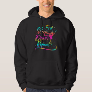 Eat Sleep Dance Repeat Dancing Boys Girls  Dancer Hoodie