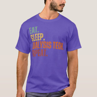 Eat Sleep Dialysis Tech Repeat 9 T-Shirt