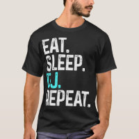 Eat Sleep DJ Repeat Funny Disc Jockey Gift For DJ