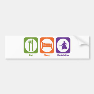 Eat Sleep Do Aikido Bumper Sticker