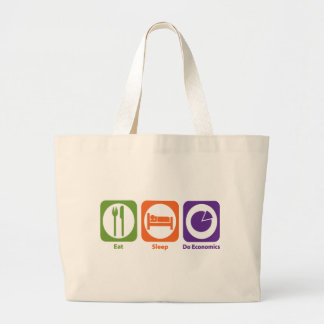 Eat Sleep Do Economics Large Tote Bag