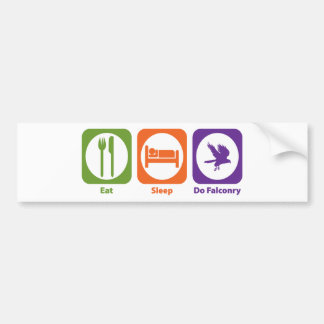 Eat Sleep Do Falconry Bumper Sticker