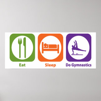 Eat Sleep Do Gymnastics Poster