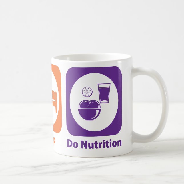 Eat Sleep Do Nutrition Coffee Mug (Right)