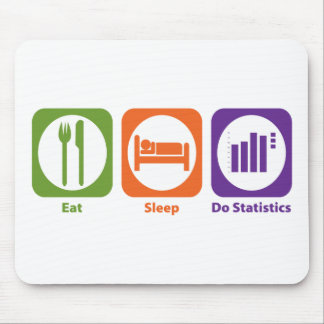 Eat Sleep Do Statistics Mouse Pad