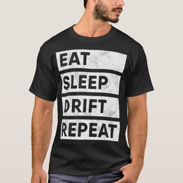 Eat Sleep Drift Repeat Tokyo JDM Gift Premium  T-Shirt (Front)