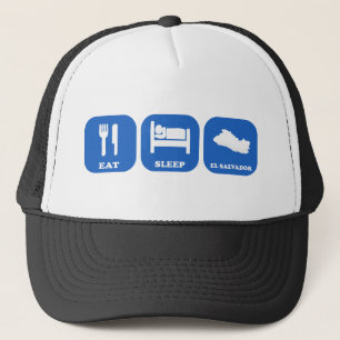 Eat Sleep El Salvador Trucker Hat