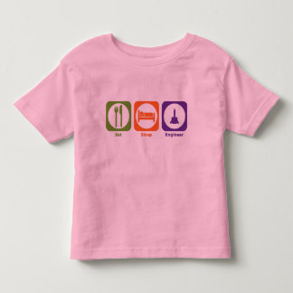 Eat Sleep Engineer Toddler T-Shirt