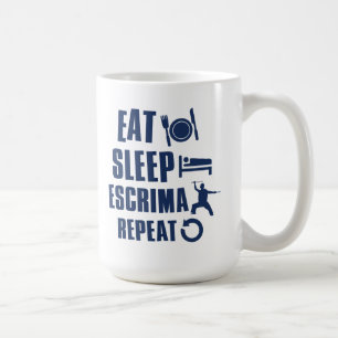 Eat Sleep escrima Coffee Mug
